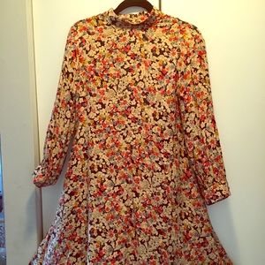 Zara mock turtle neck dress